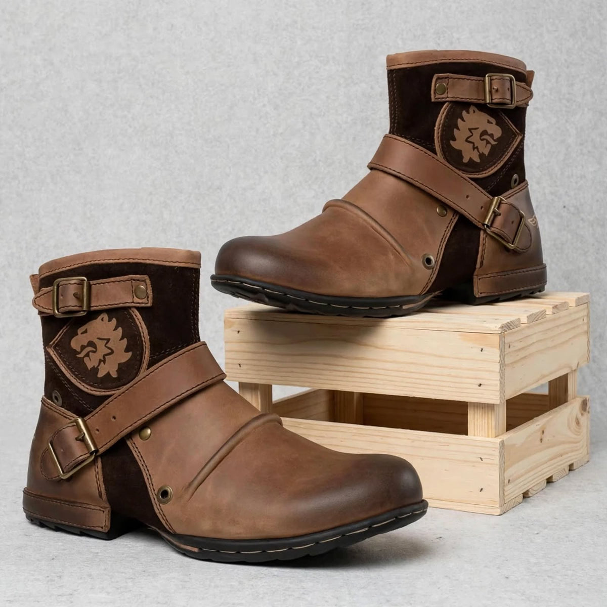 Leo Leather Boots