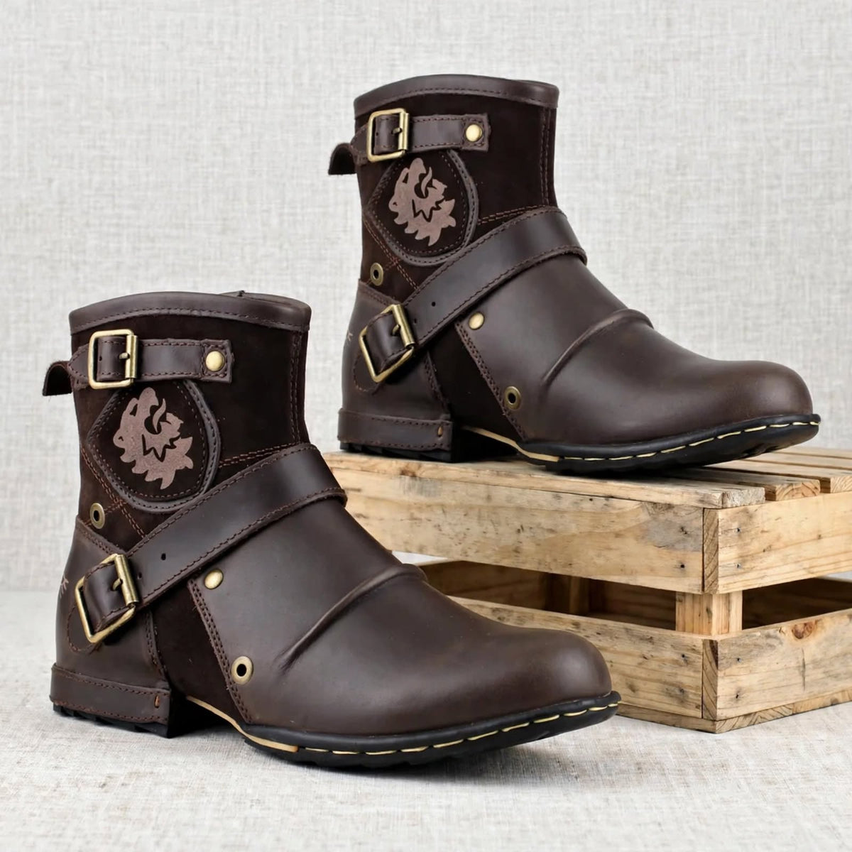 Leo Leather Boots