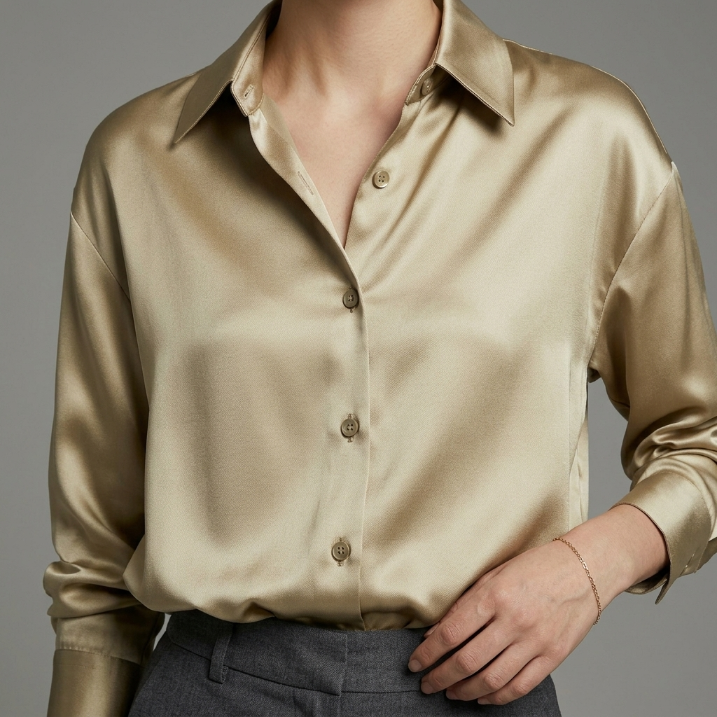 Lydia Satin Blouse