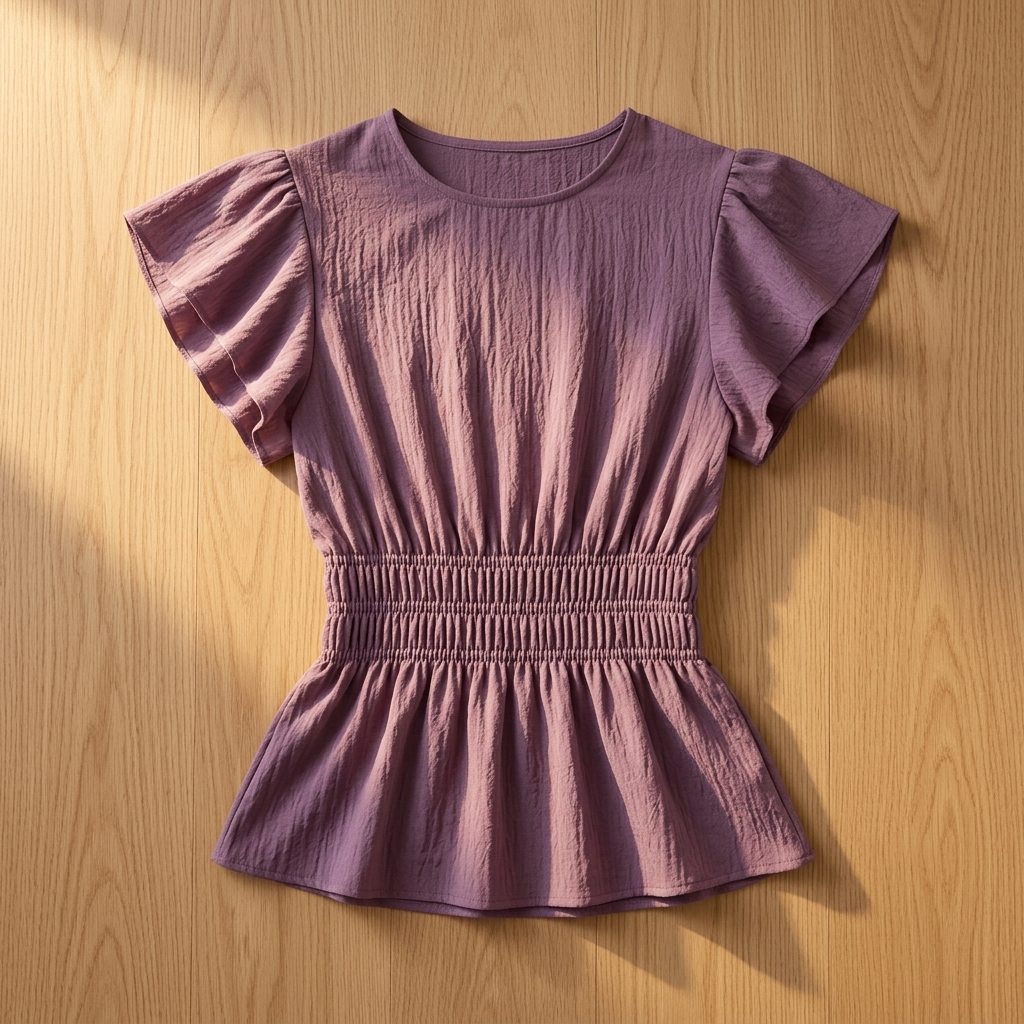 Aveline Smock-Waist Top
