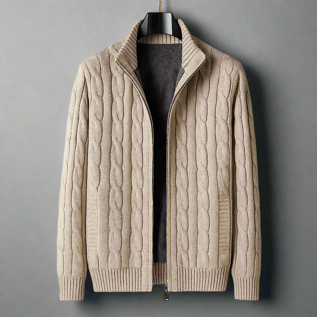 Verona Knitted Zip Cardigan