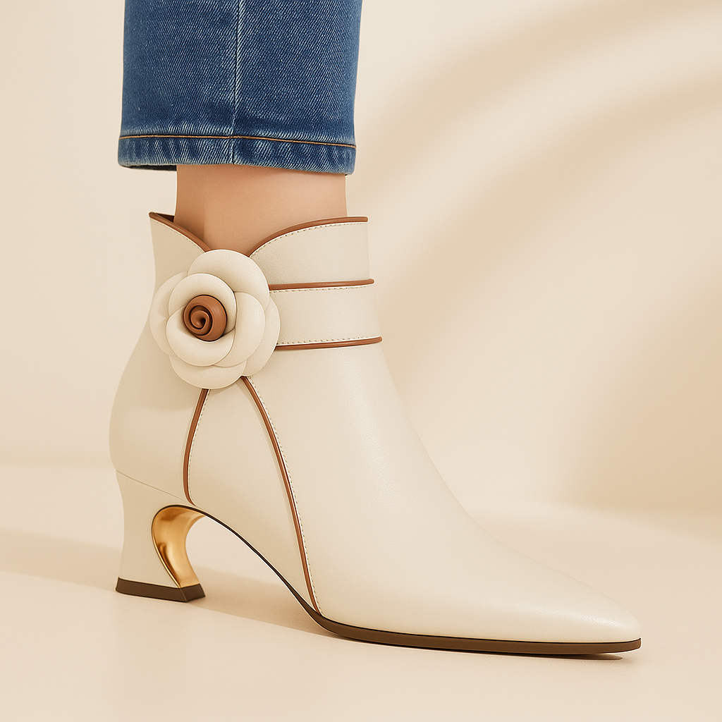 Flora Leather Boots