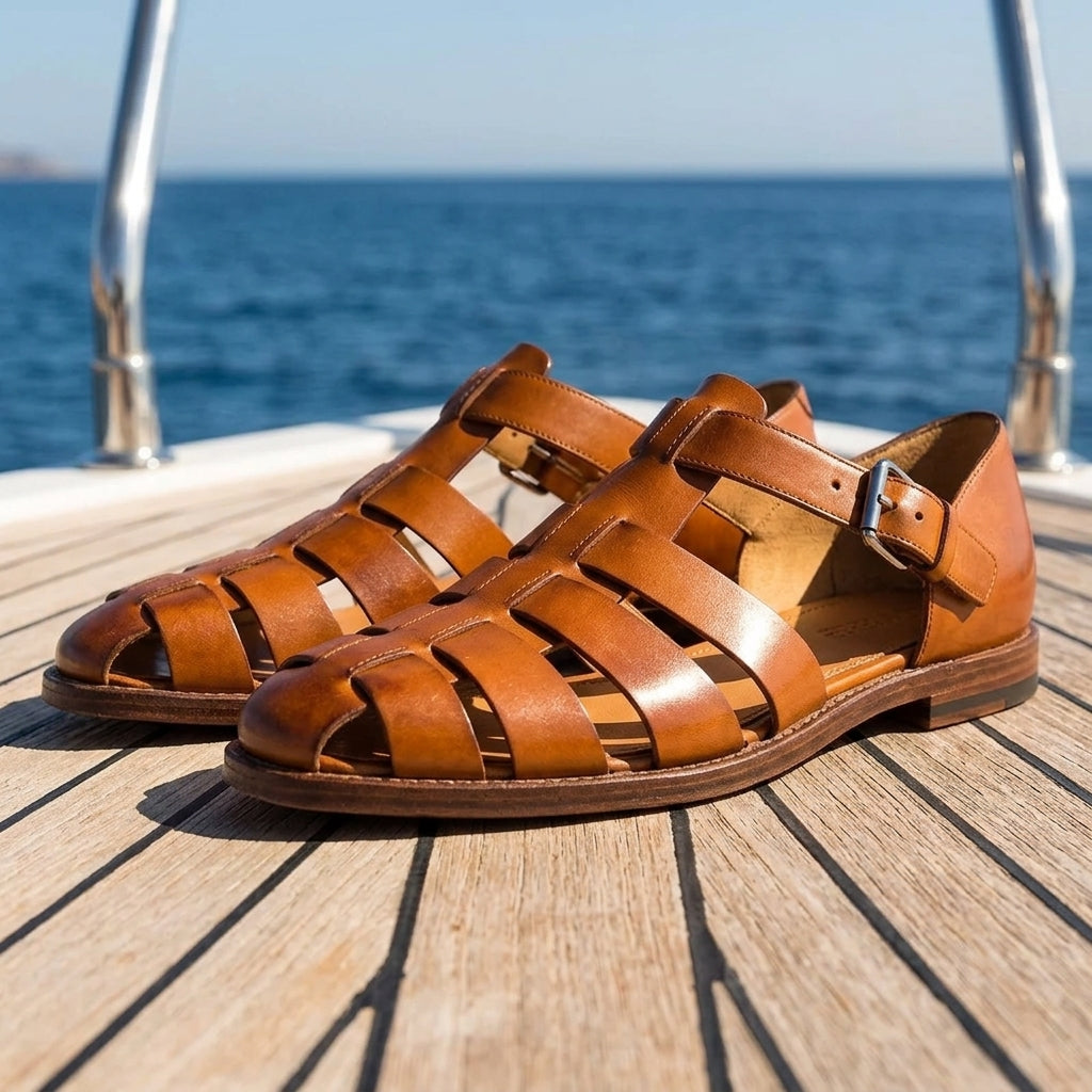 Hudson Leather Sandals
