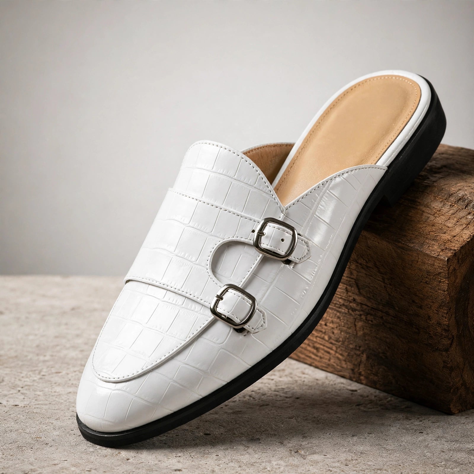 Lucca Monk Strap Mules
