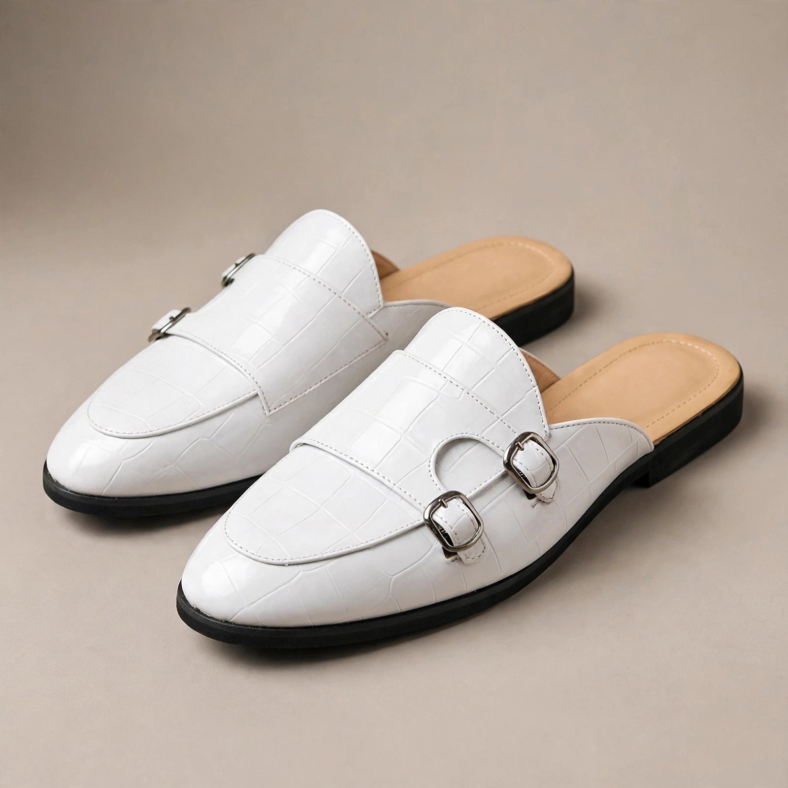 Lucca Monk Strap Mules