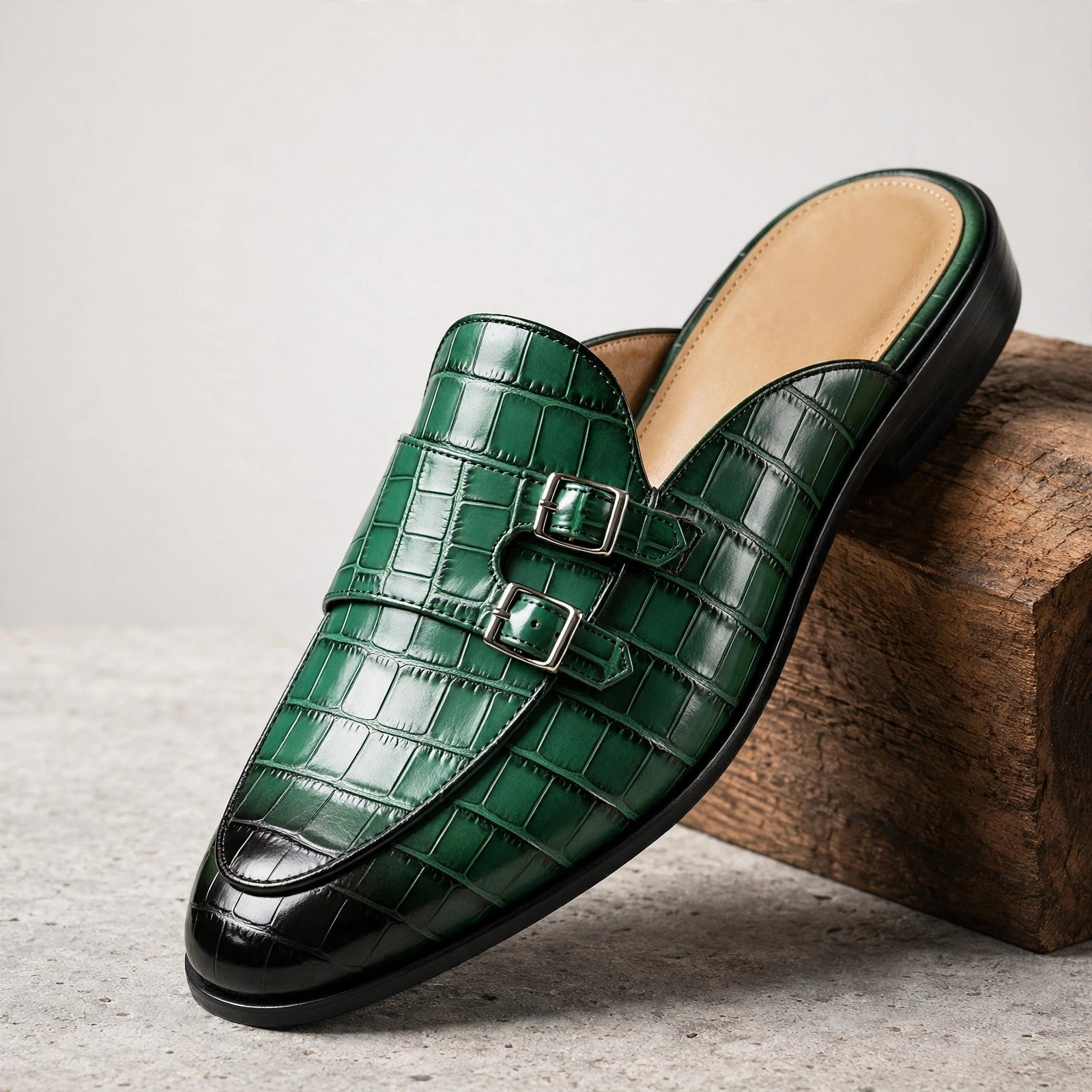 Lucca Monk Strap Mules