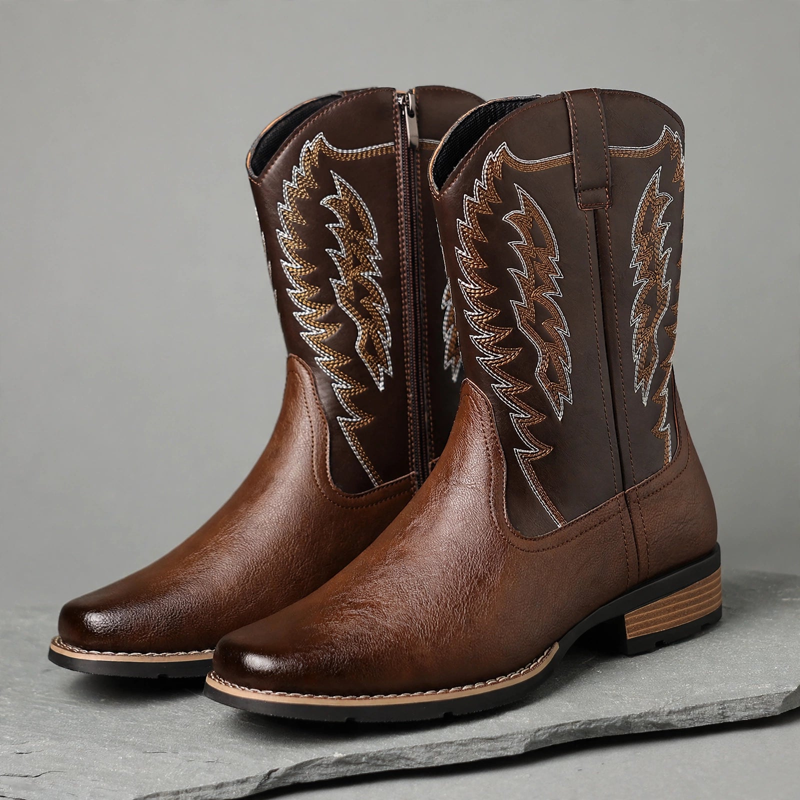 Roan Leather Boots