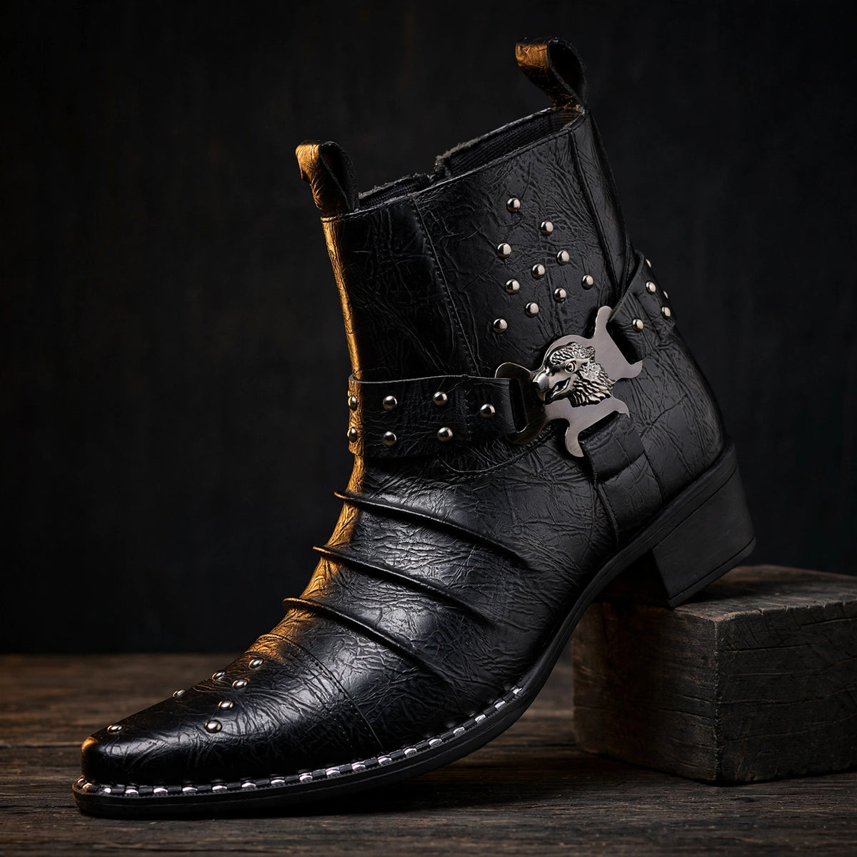 Boone Leather Boots