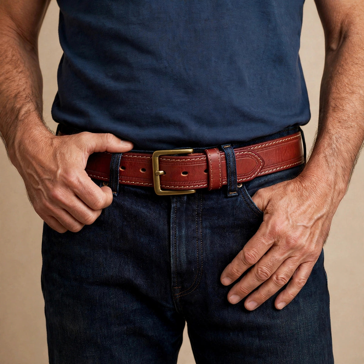 Richford Cowhide Belt