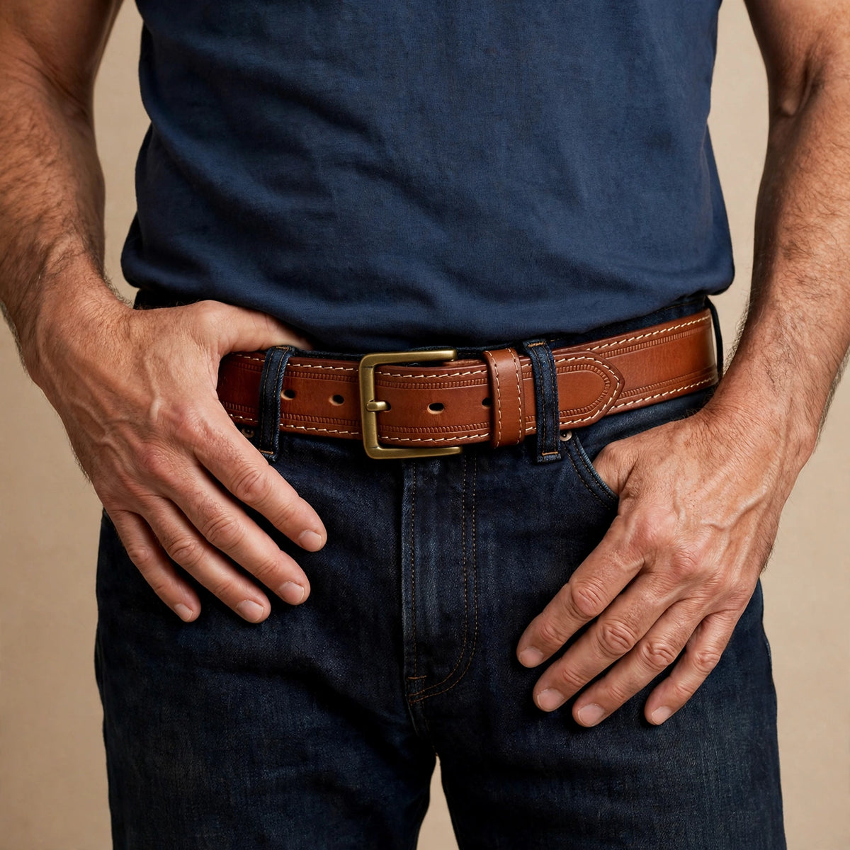 Richford Cowhide Belt