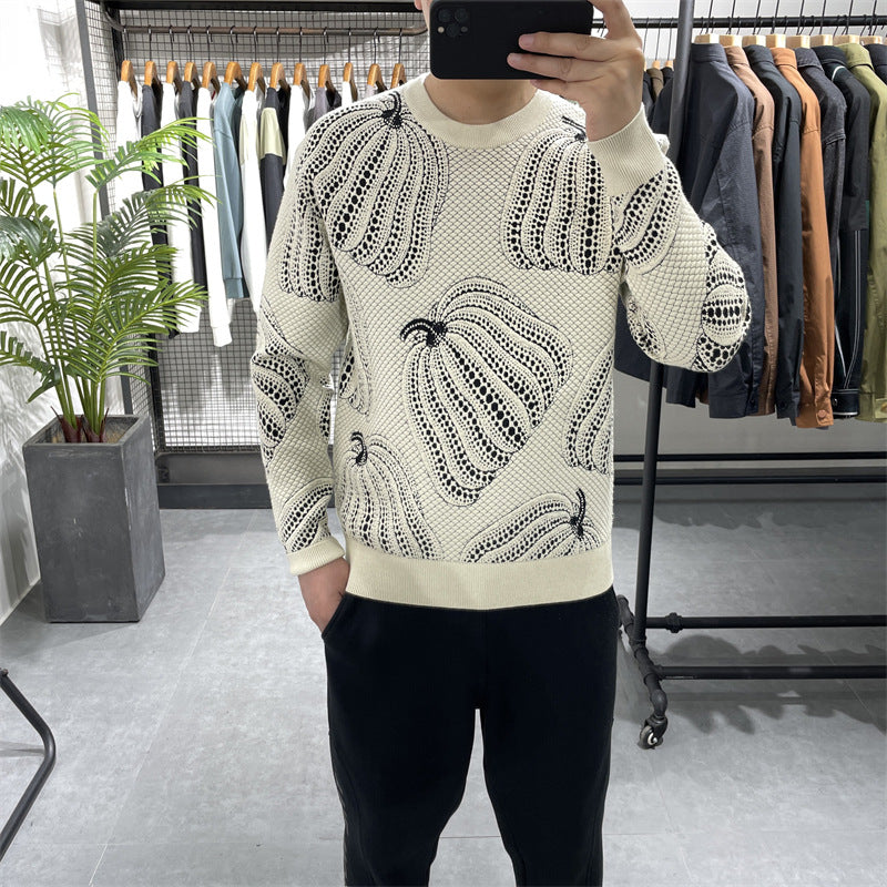 Autumn Breeze Jacquard Sweater