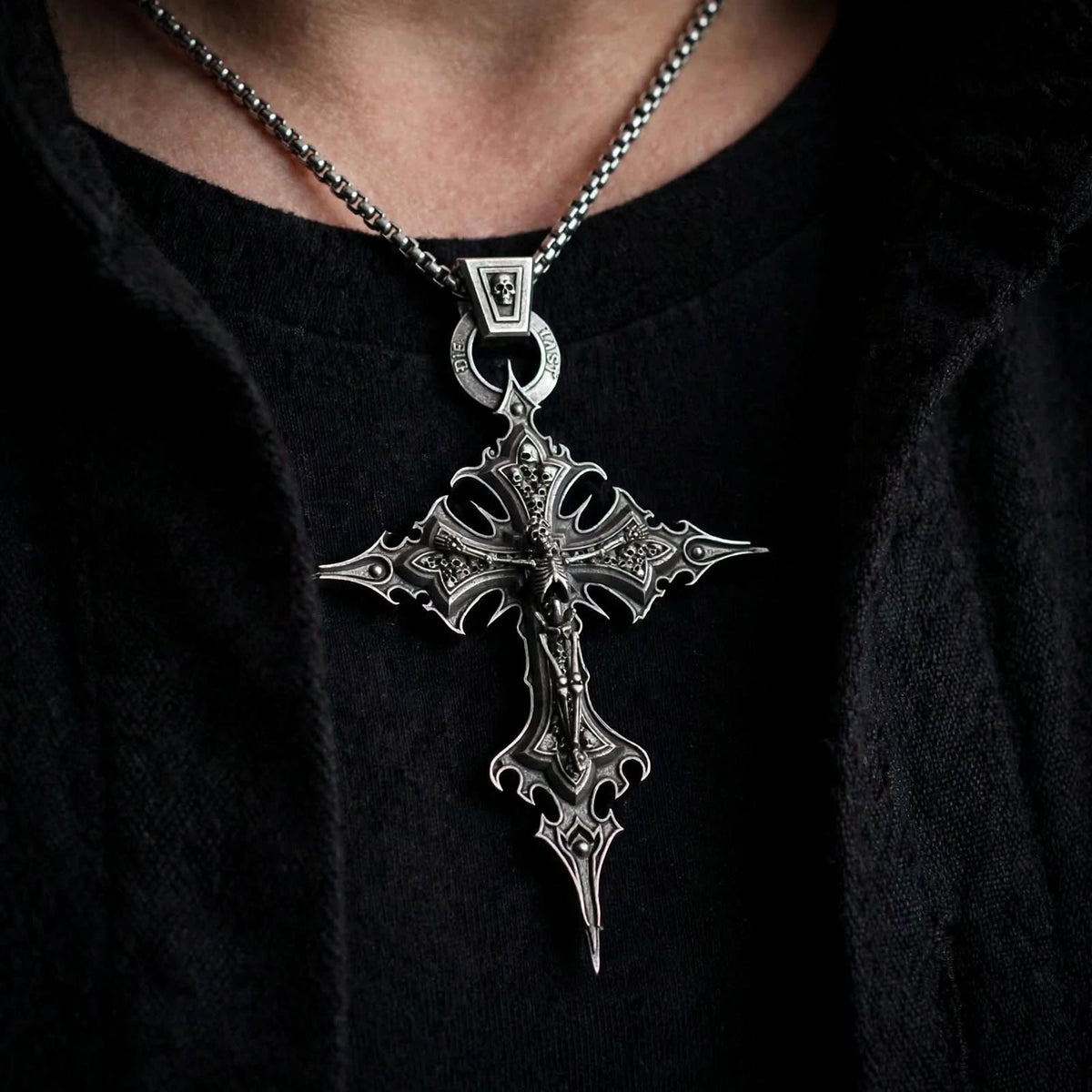 Requiem Cross Necklace