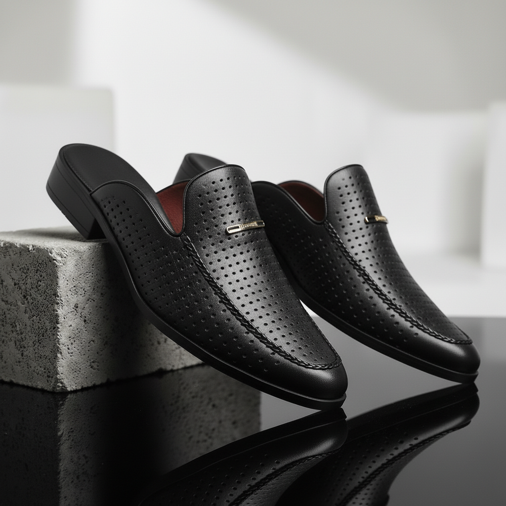 Vanguard Leather Mules