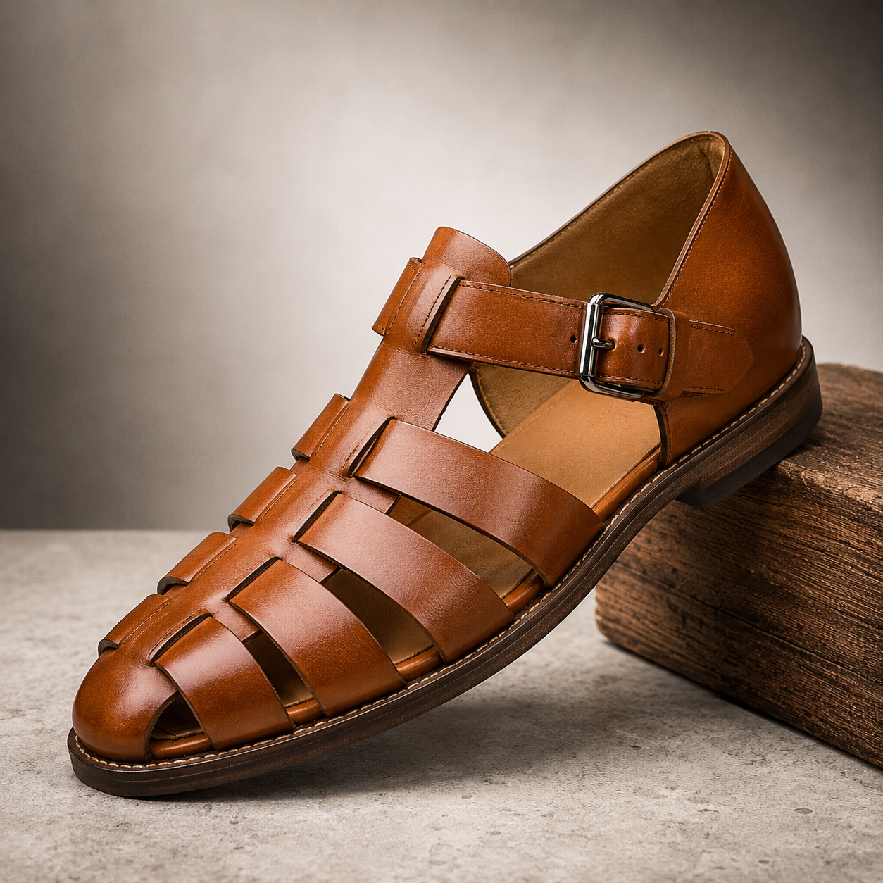 Hudson Leather Sandals