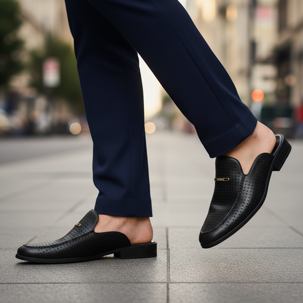 Vanguard Leather Mules