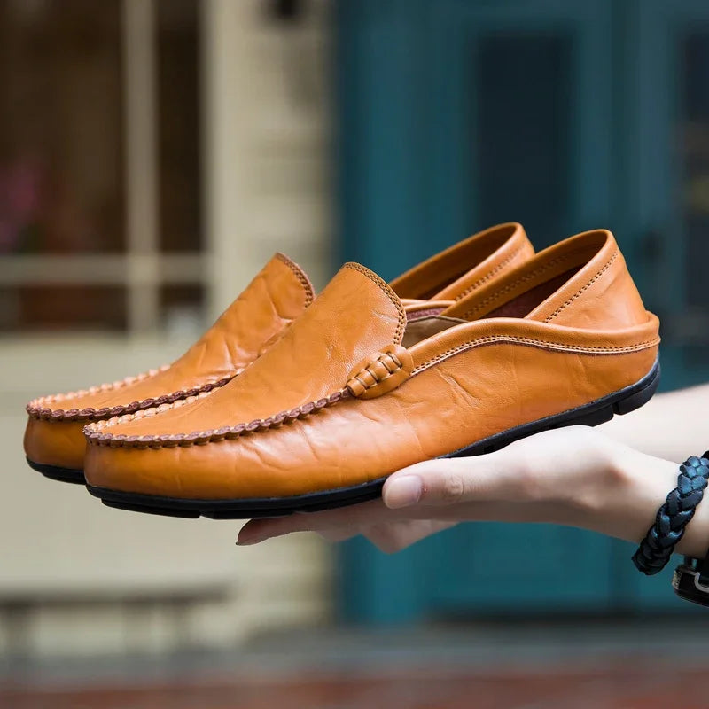 Gianino Genuine Leather Loafers