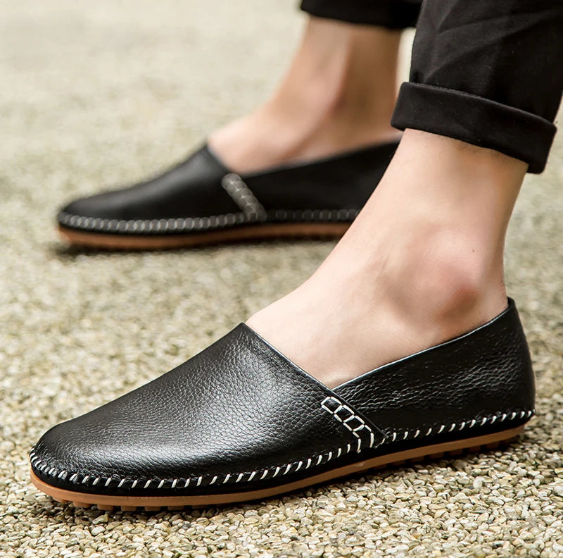 Cruz Leather Moccasins