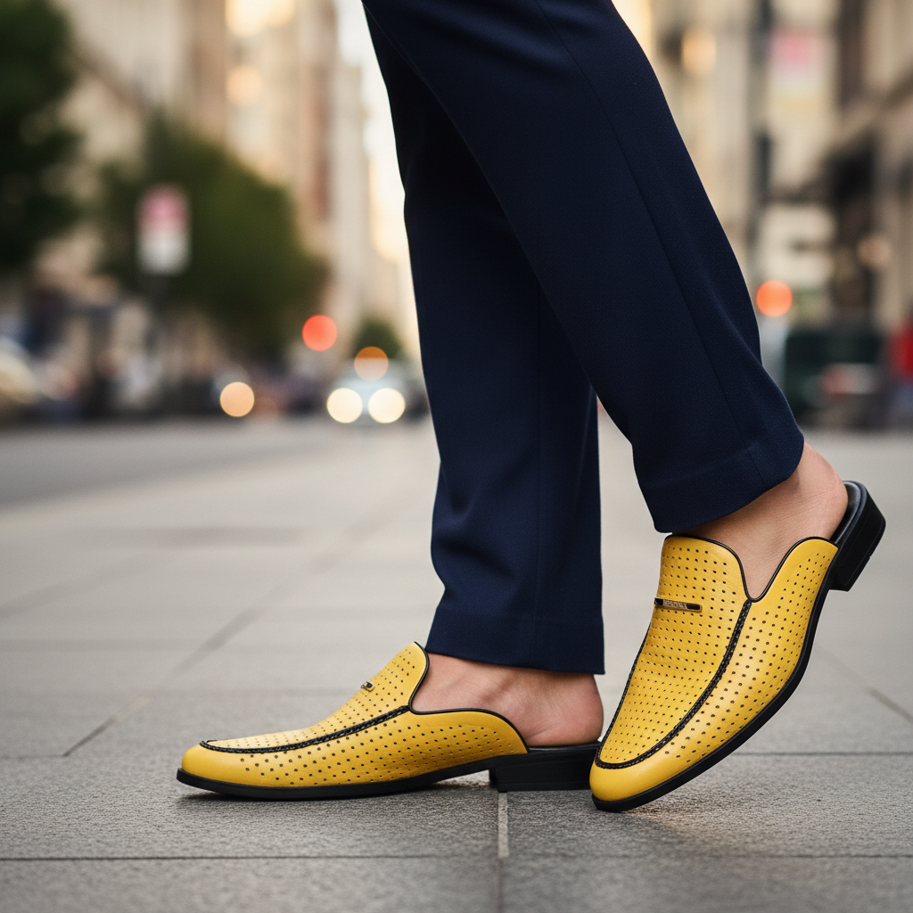 Vanguard Leather Mules