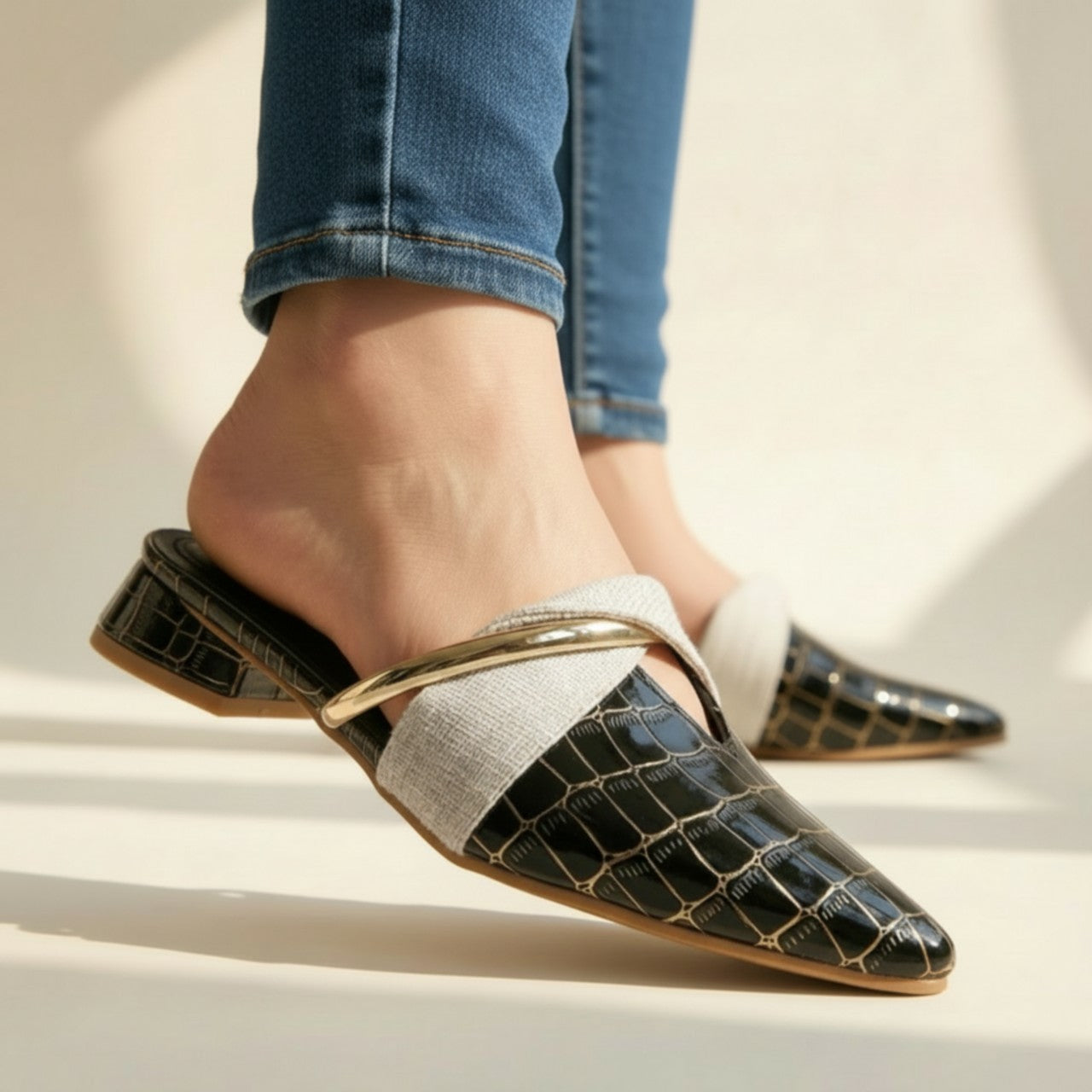 Vivienne Leather Mules