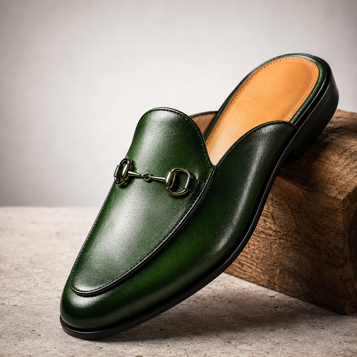 Lorenzo Leather Mules