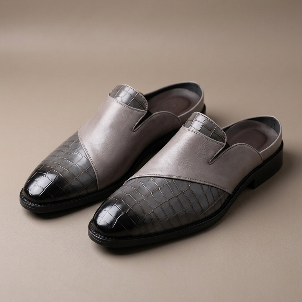 Belmont Leather Mules