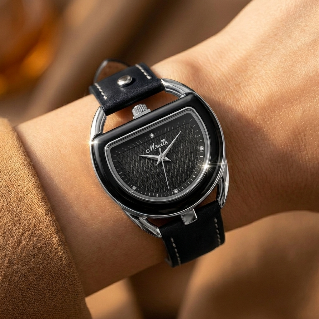Ana Mirelle Leather Watch