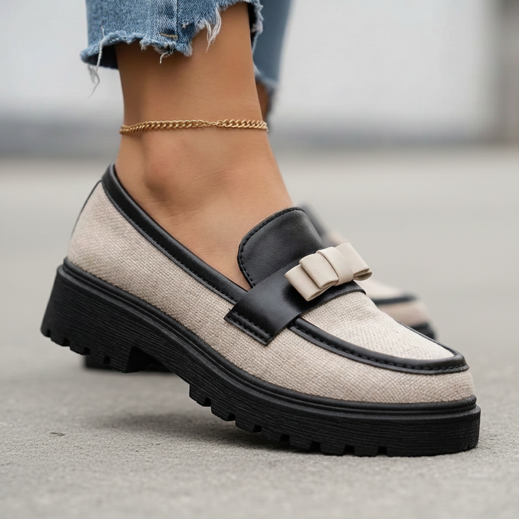 Luna Bow Loafers