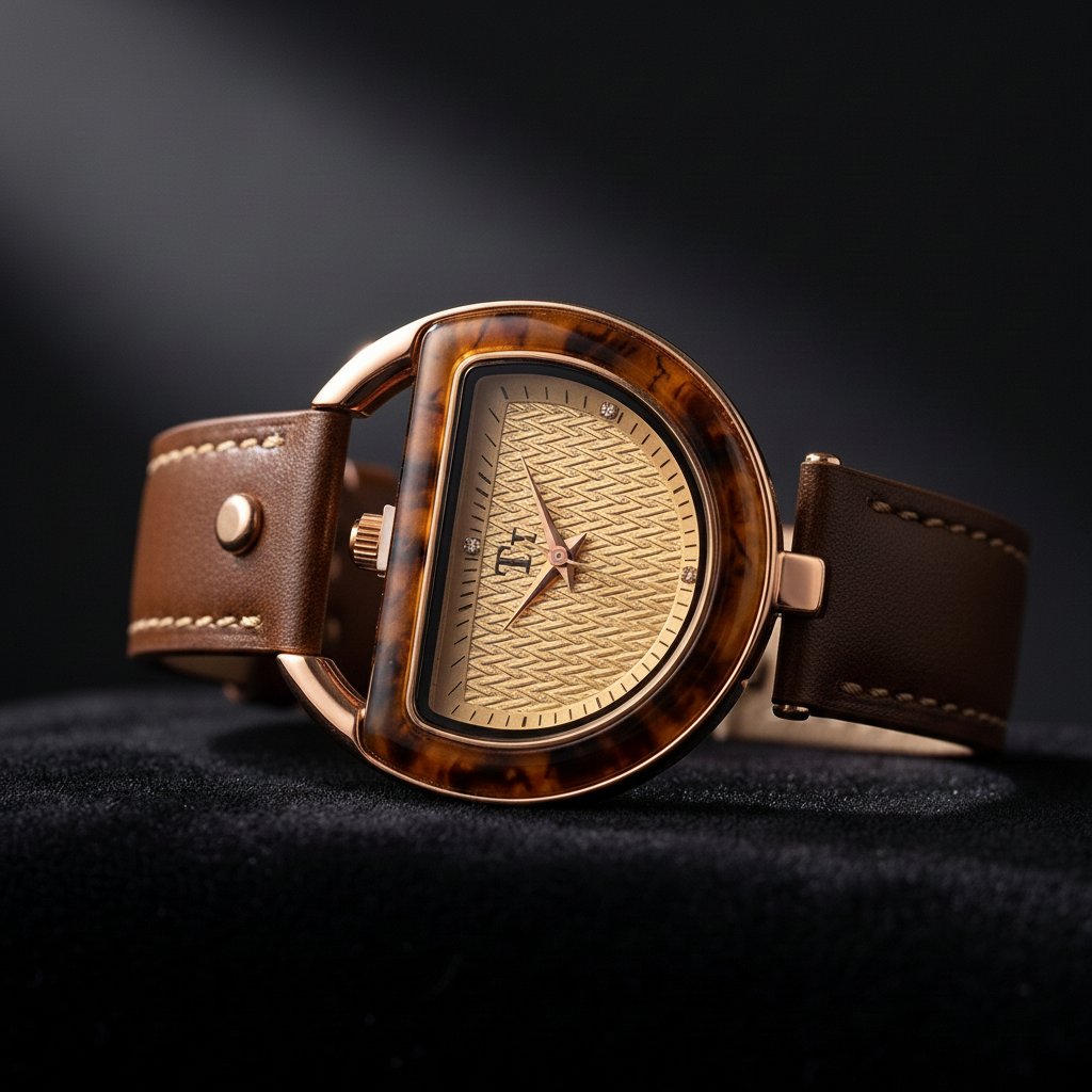 Ana Mirelle Leather Watch