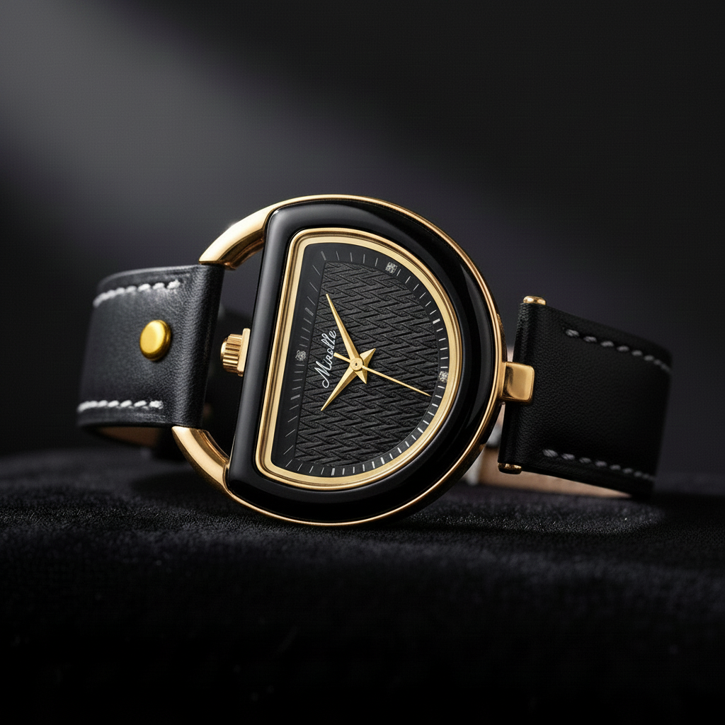Ana Mirelle Leather Watch
