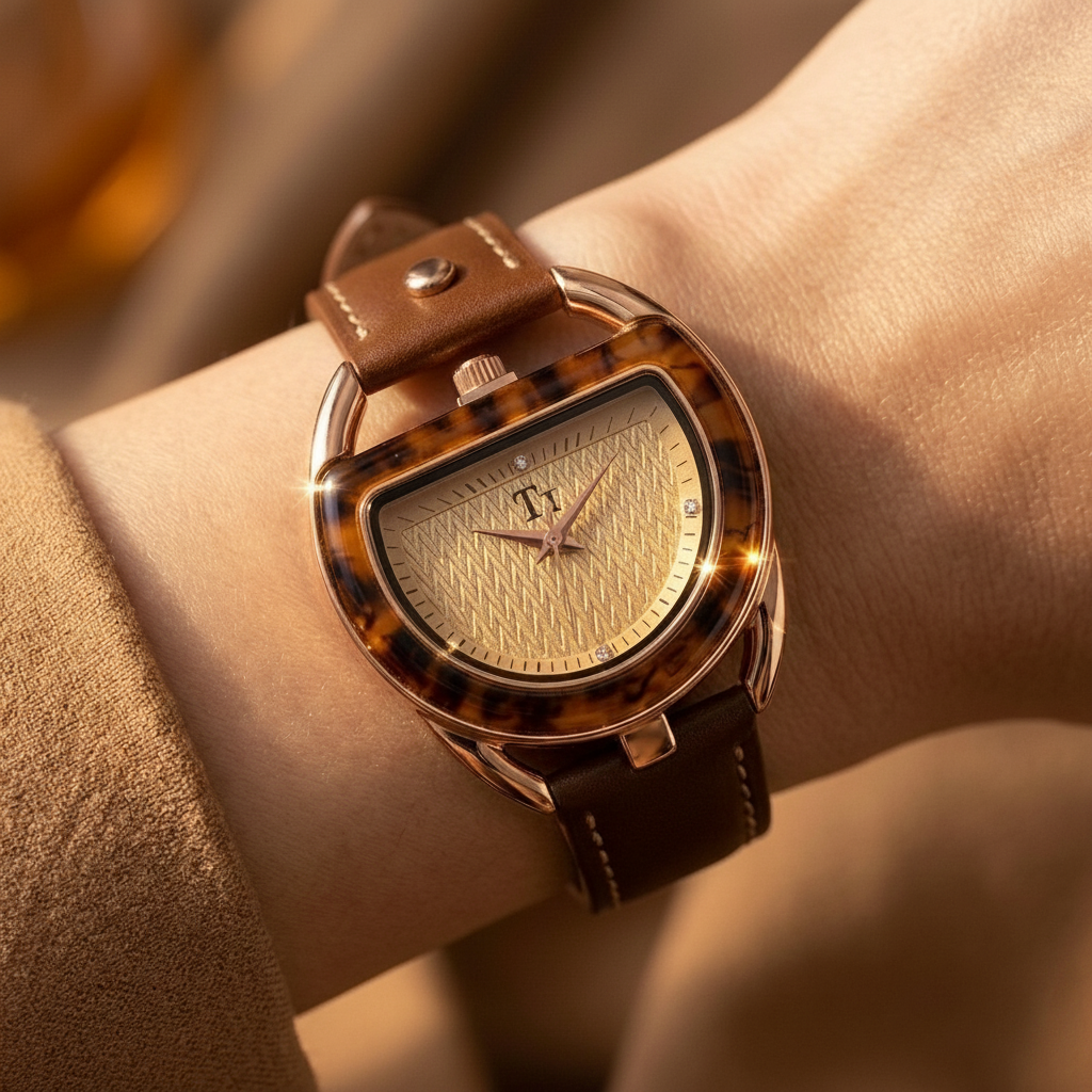 Ana Mirelle Leather Watch