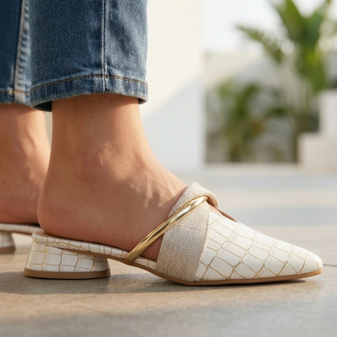 Vivienne Leather Mules