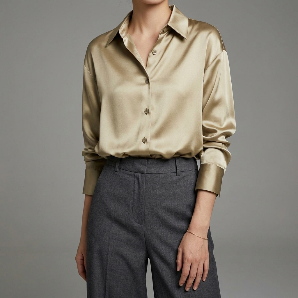 Lydia Satin Blouse