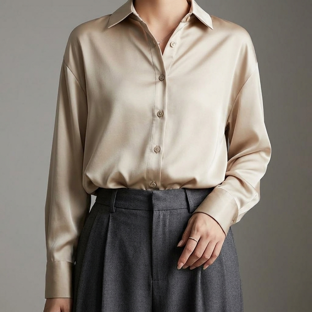 Lydia Satin Blouse