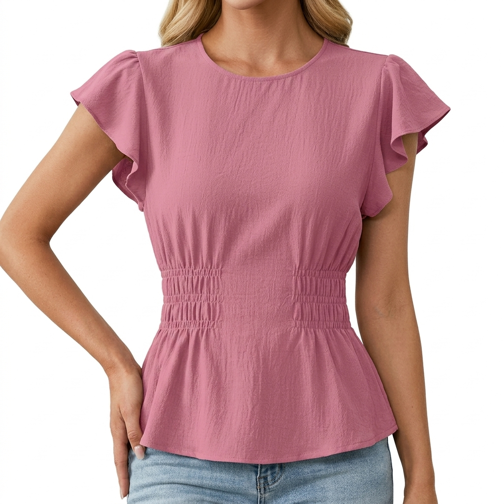 Aveline Smock-Waist Top