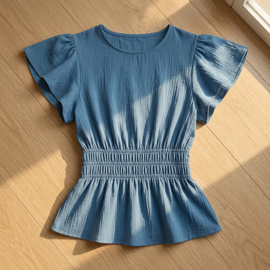 Aveline Smock-Waist Top