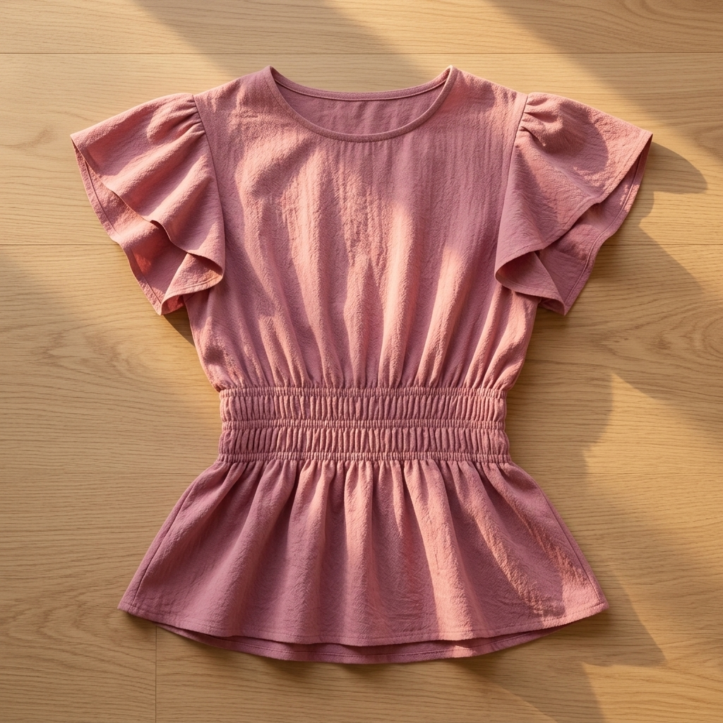 Aveline Smock-Waist Top