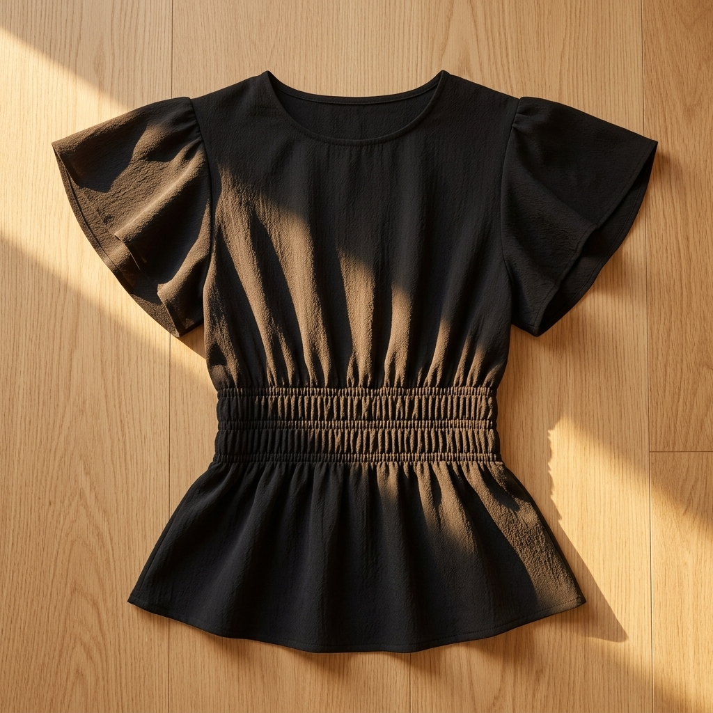 Aveline Smock-Waist Top