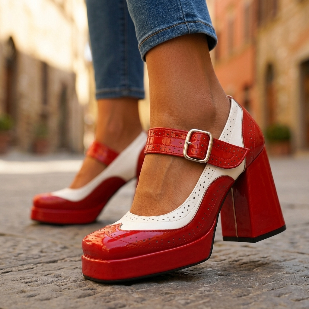 Vivien Block Heels