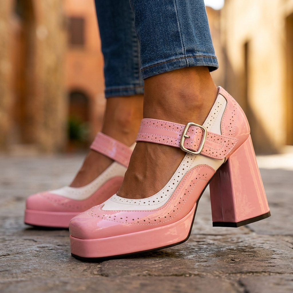 Vivien Block Heels