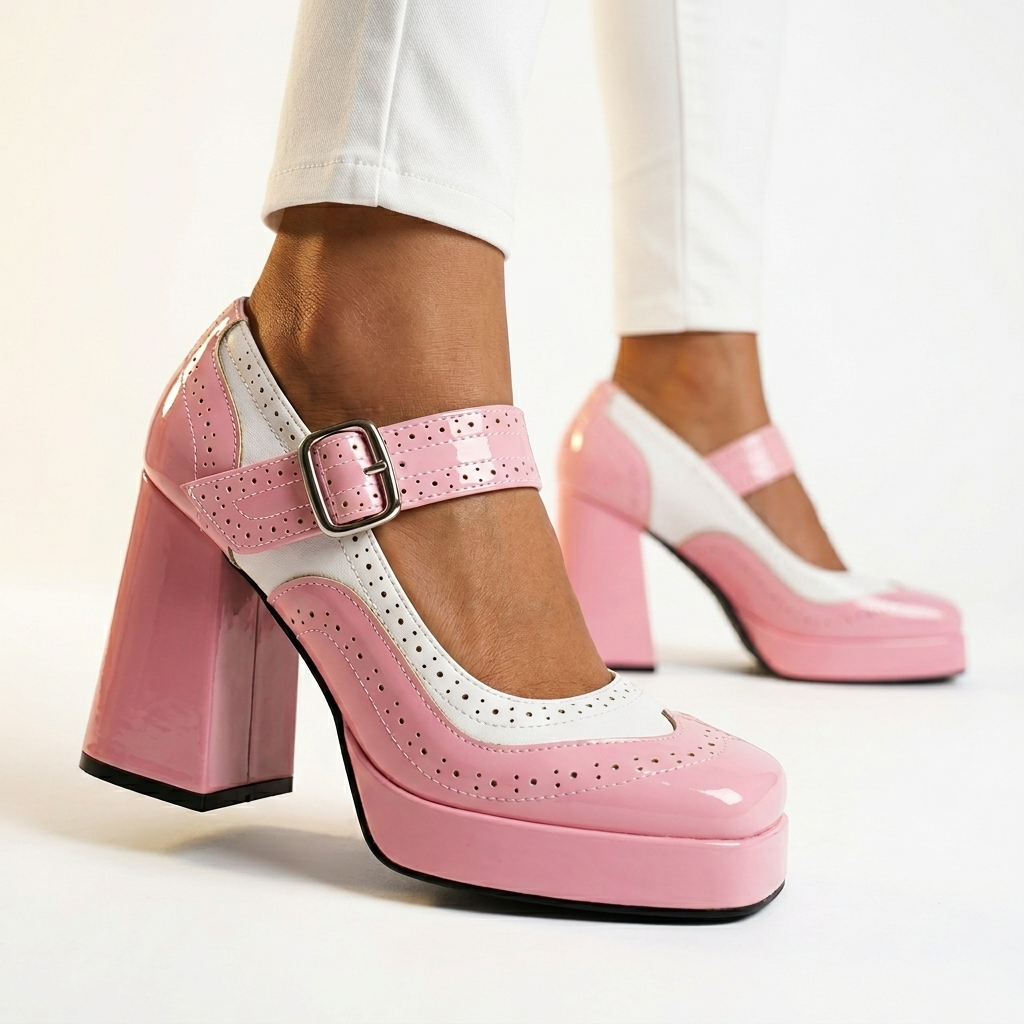 Vivien Block Heels