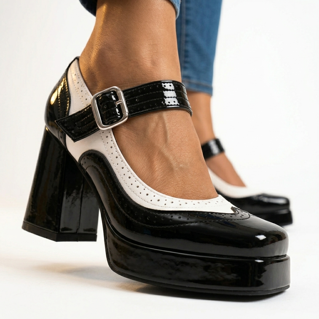 Vivien Block Heels