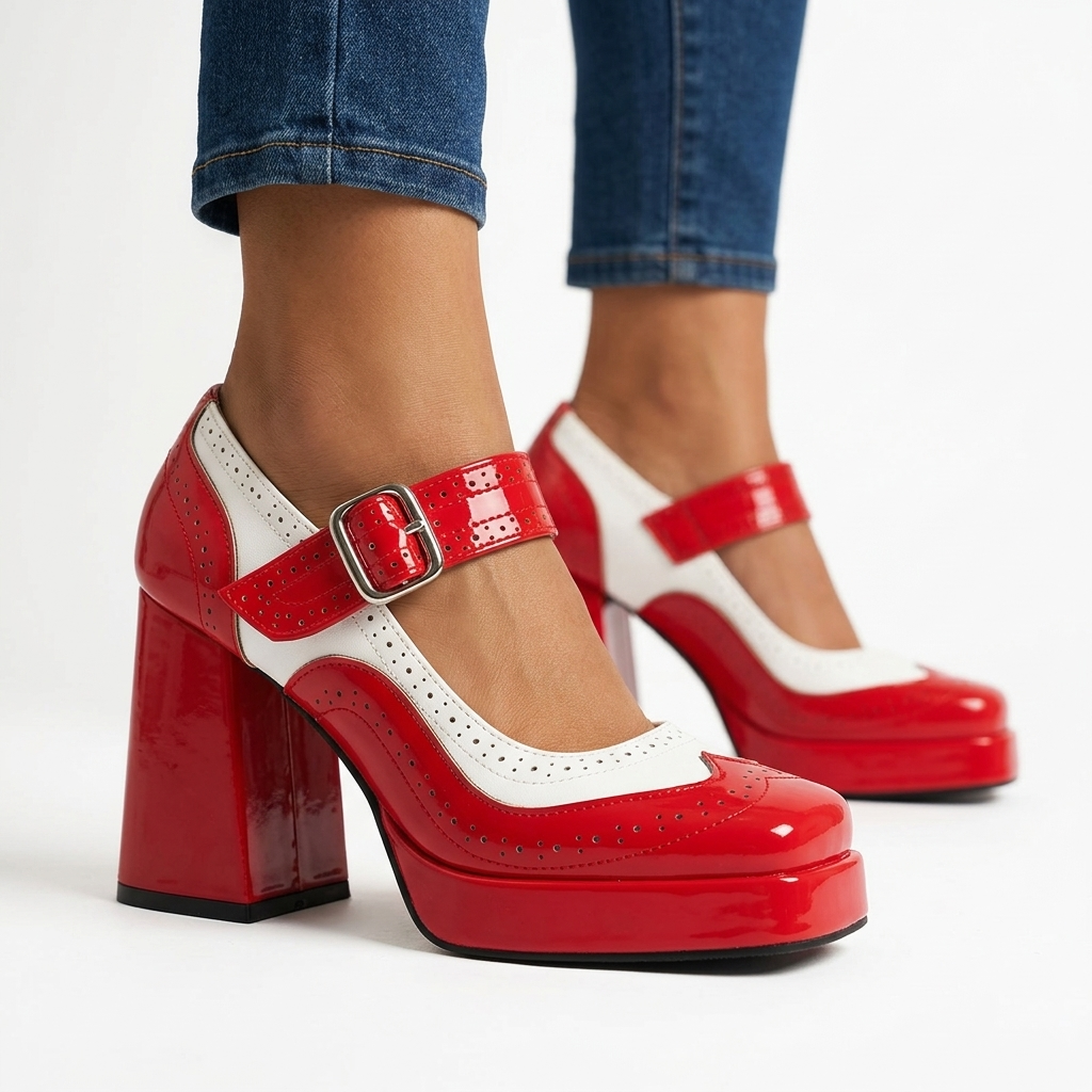Vivien Block Heels