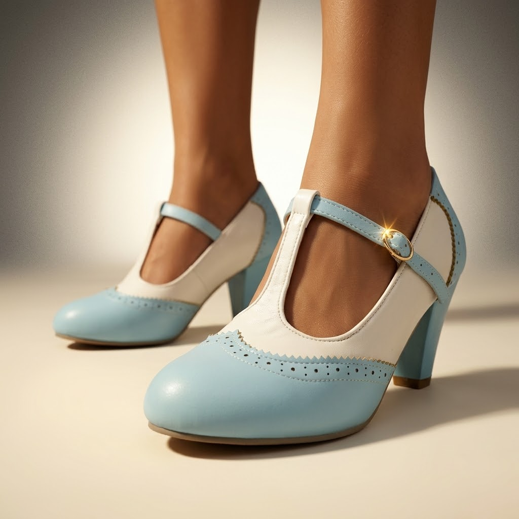 Vivienne T-Strap Heels