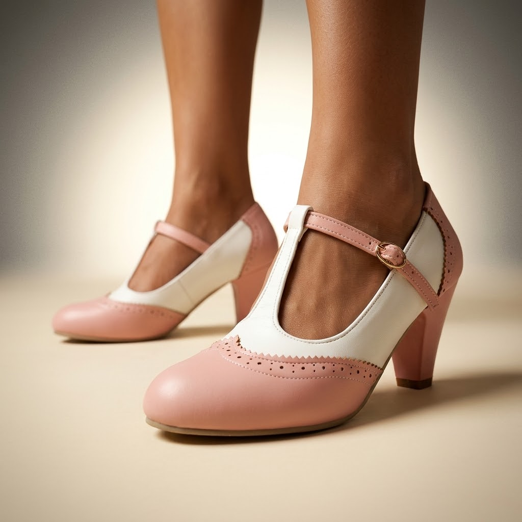 Vivienne T-Strap Heels