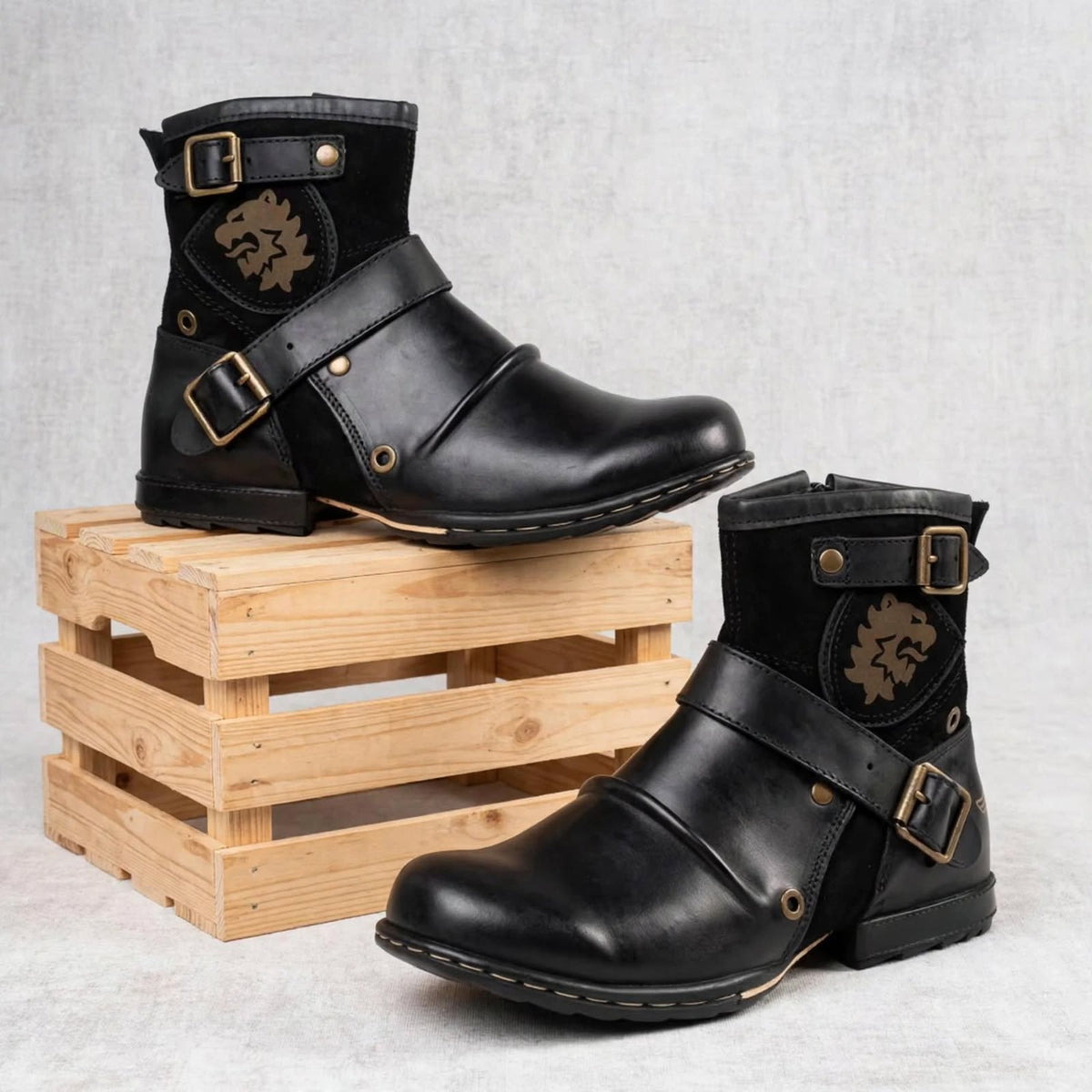Leo Leather Boots