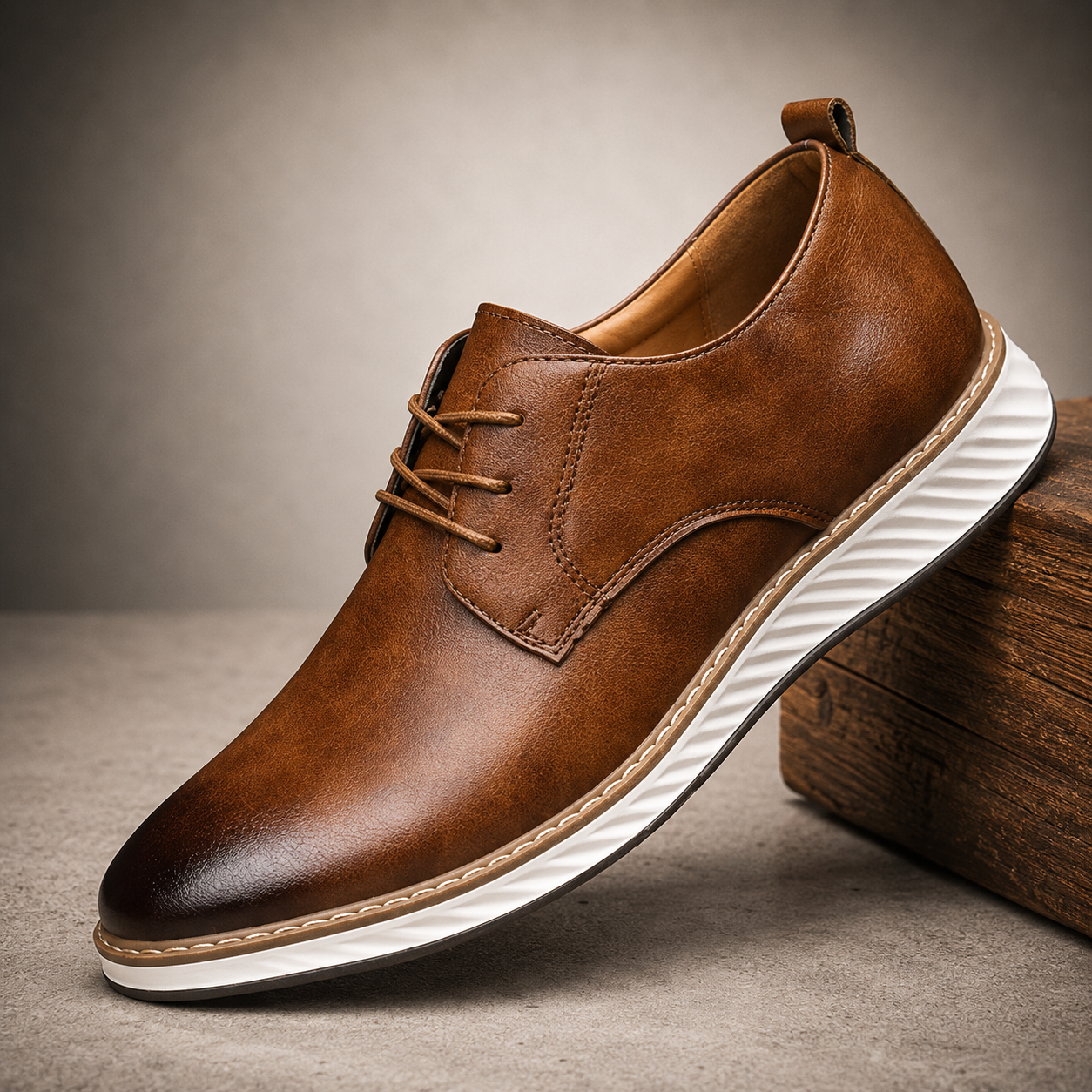 Stratton Leather Derby