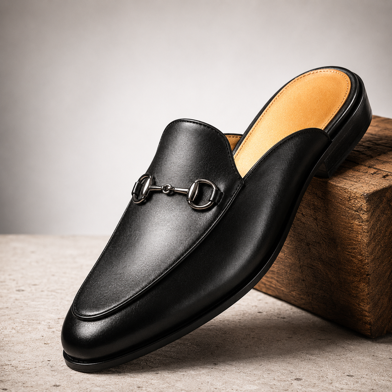 Lorenzo Leather Mules