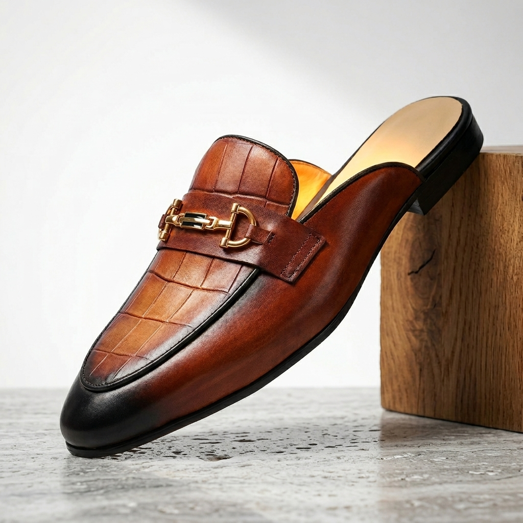 Modena Leather Mules