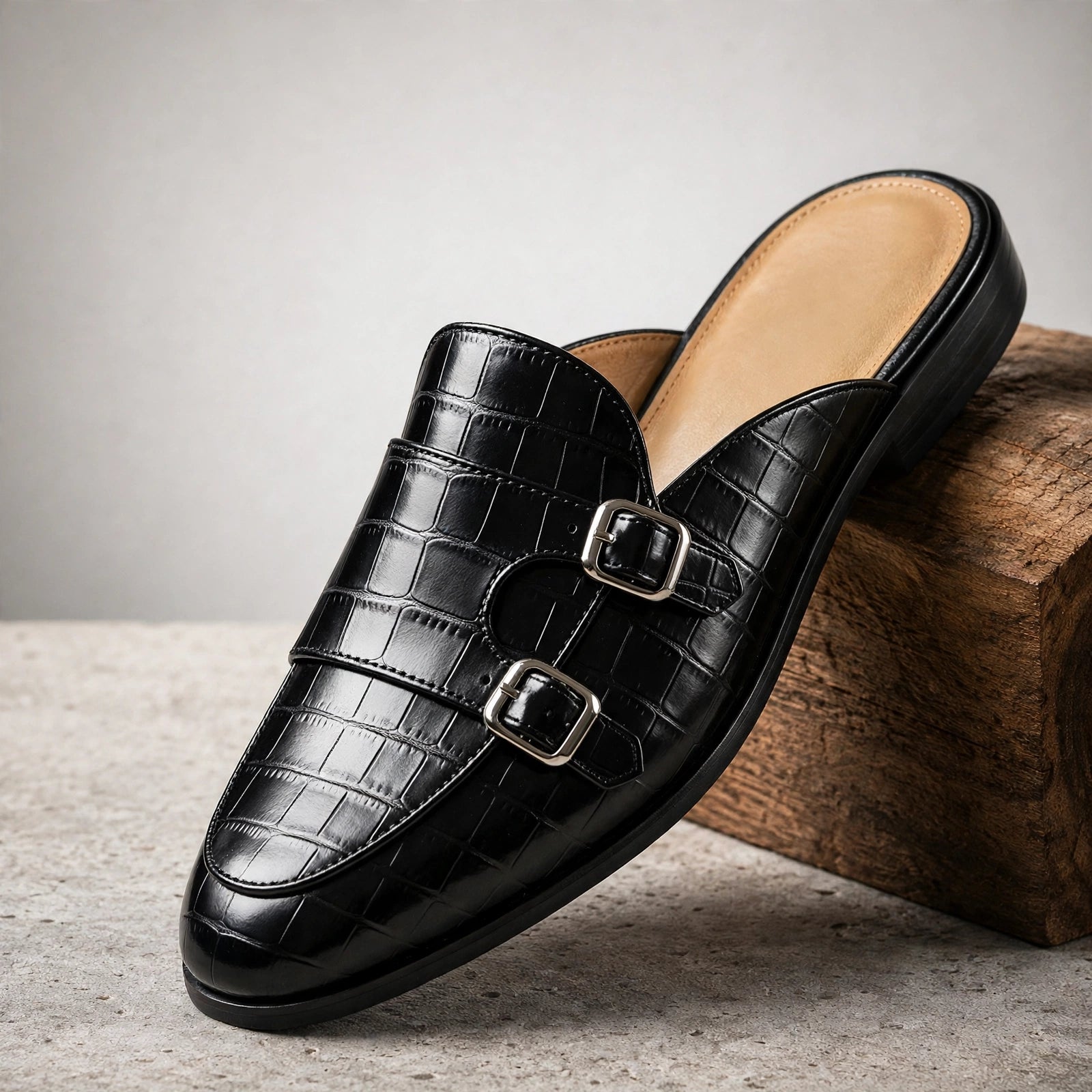 Lucca Monk Strap Mules