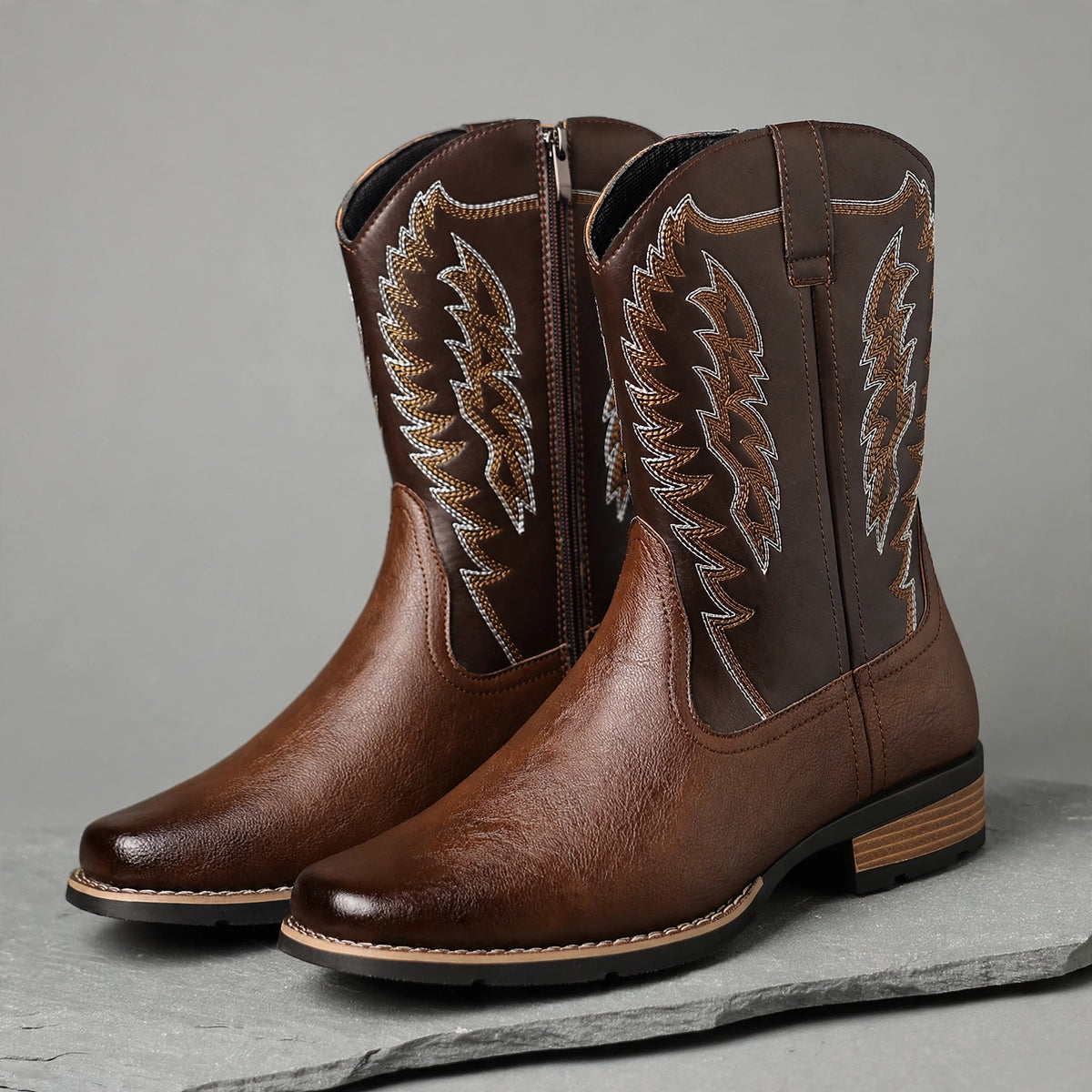 Roan Leather Boots